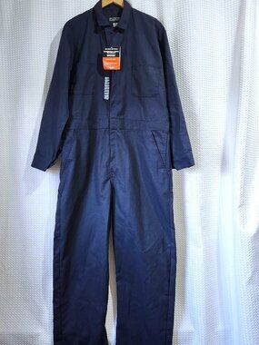 NWT Dakota Coveralls Mens 46 Regular Navy 7.5oz Heavyweight Visa Deadstock